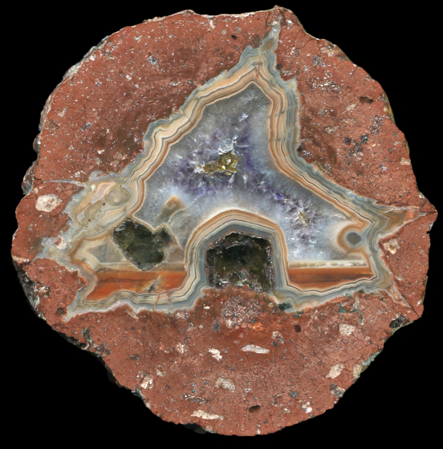 Amethyst Felsenschlag Thunderegg